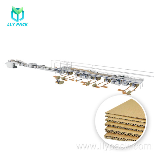 High Speed corrugated cardboard production line